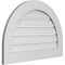Ekena Millwork Round Top Surface Mount PVC Gable Vent: Functional, w/ 3-1/2"W x 1"P Standard Frame, 32"W x 22"H GVPRT32X2201SF - alternate 3